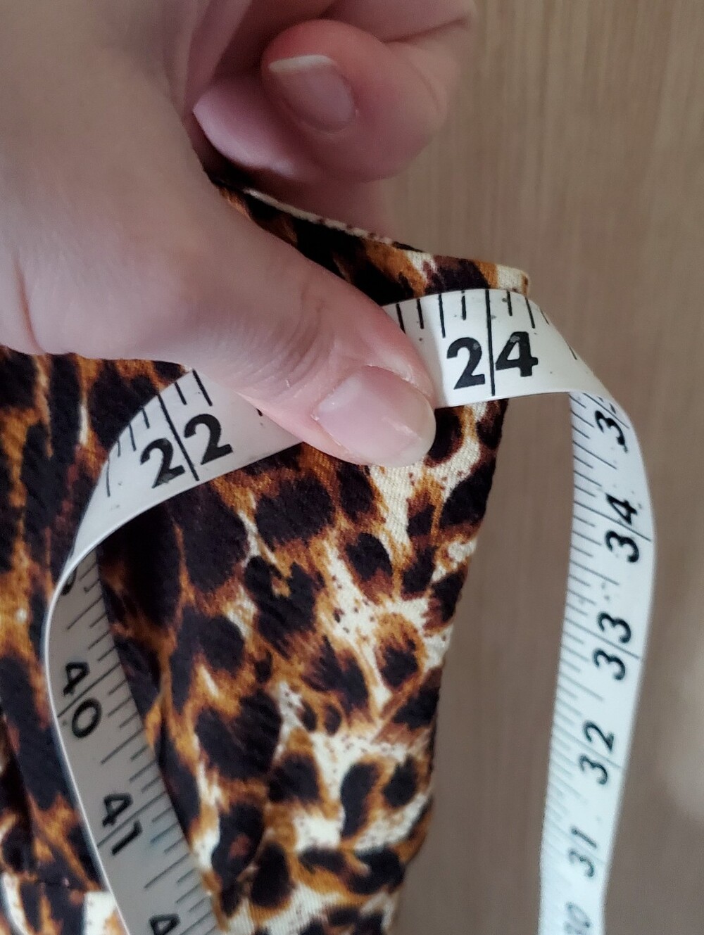 Vixen by Micheline Pitt Vintage Leopard Print Ingenue Dress, Size 3X GUC - Picture 7 of 9